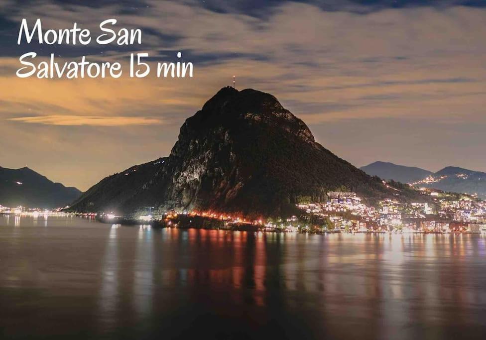 'Cuore Di Rose' Parking - Welcome Set, Netflix, For 4 Persons -By Easylife Swiss Lugano Dış mekan fotoğraf